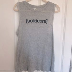 [solidcore] Free People Muscle Tank Gray Size Large